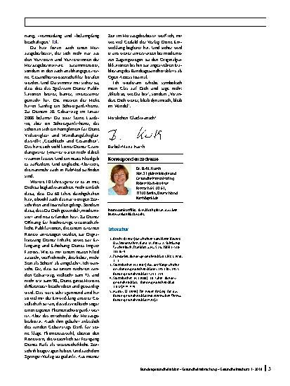 Vorschauseite 3: 60 Jahre Bundesgesundheitsblatt – eine sehr persönliche Laudatio