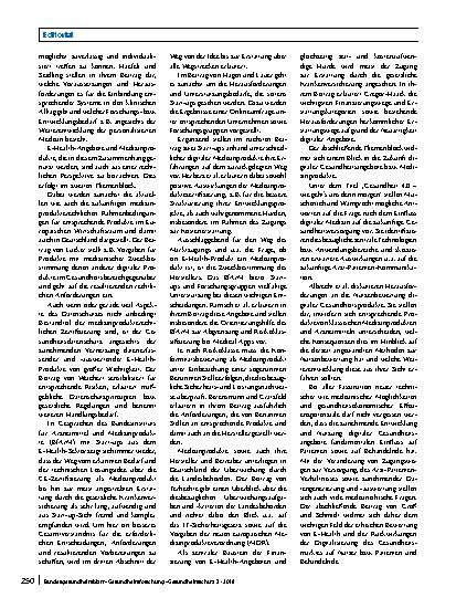 Vorschauseite 2: E-Health und Medizinprodukte