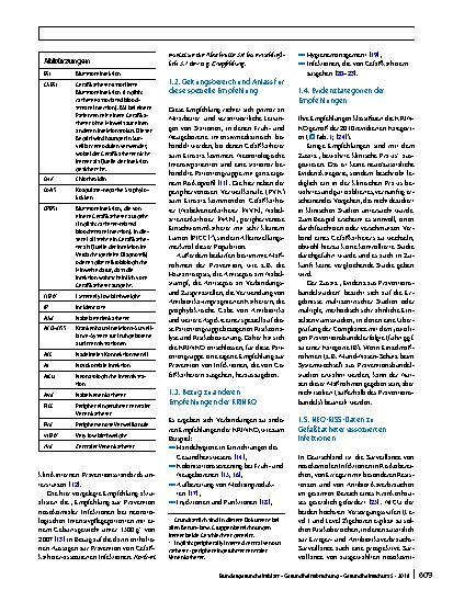 Vorschauseite 2: Prävention von Gefäßkatheter-assoziierten Infektionen bei Frühund Neugeborenen