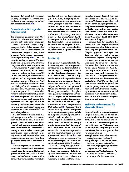 Vorschauseite 6: Schadstoffe im Innenraum – aktuelle Handlungsfelder