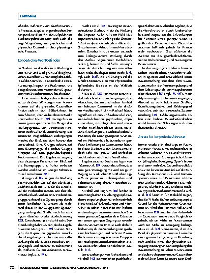Vorschauseite 5: Einfluss von Naturräumen auf die Gesundheit – Evidenzlage und Konsequenzen für Wissenschaft und Praxis