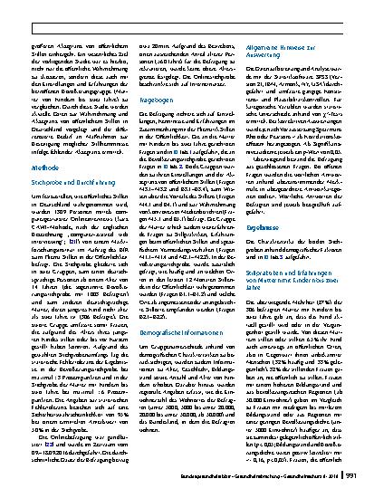 Vorschauseite 2: Ist Stillen in der Öffentlichkeit gesellschaftlich akzeptiert?
