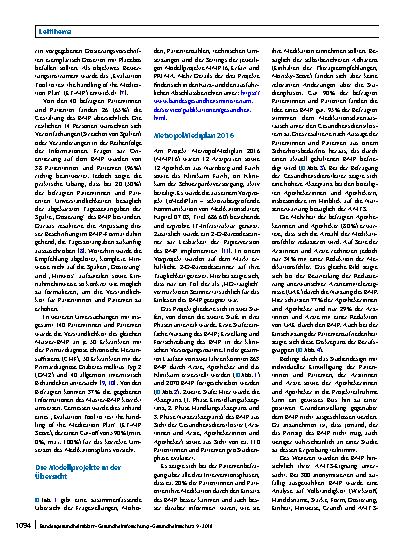 Vorschauseite 2: Der bundeseinheitliche Medikationsplan in der Praxis
