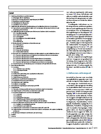 Vorschauseite 2: Hygienemaßnahmen zur Prävention der Infektion durch Enterokokken mit speziellen Antibiotikaresistenzen