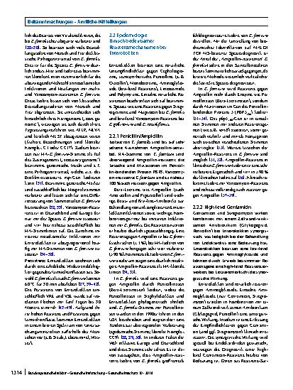 Vorschauseite 5: Hygienemaßnahmen zur Prävention der Infektion durch Enterokokken mit speziellen Antibiotikaresistenzen