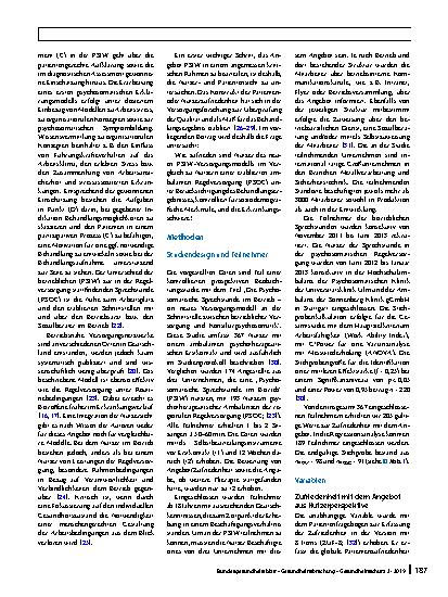 Vorschauseite 2: Wie bewerten Nutzer das neue Versorgungsmodell „Die Psychosomatische Sprechstunde im Betrieb“?
