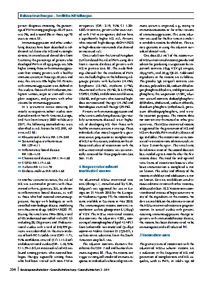 Vorschauseite 3: Background paper to the decision to recommend the vaccination with the inactivated herpes zoster subunit vaccine