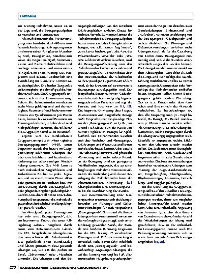 Vorschauseite 4: Das „Lübecker Modell Bewegungswelten“ – Multidimensionale Prävention in stationären Pflegeeinrichtungen durch ein bewegungsförderndes Programm