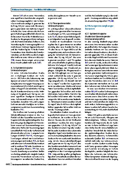 Vorschauseite 5: Richtwerte für Stickstoffdioxid (NO2) in der Innenraumluft