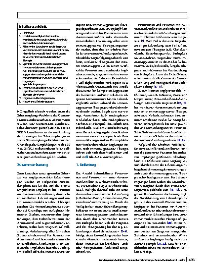 Vorschauseite 2: Impfen bei Immundefizienz