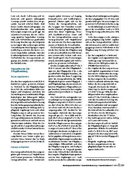 Vorschauseite 6: Stärkung präventiver Potenziale in der Pflegeberatung