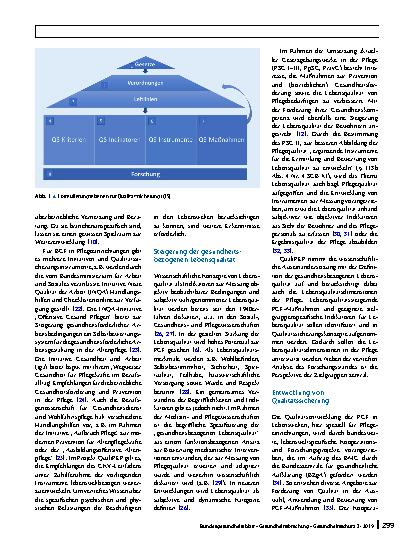 Vorschauseite 4: Qualitätsorientierte Prävention und Gesundheitsförderung in Einrichtungen der Pflege: Das Projekt QualiPEP