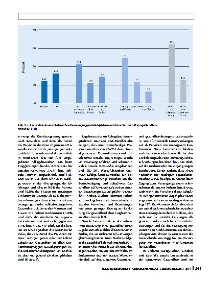 Vorschauseite 4: Sozioökonomische Unterschiede in der Gesundheit und Pflegebedürftigkeit älterer Menschen