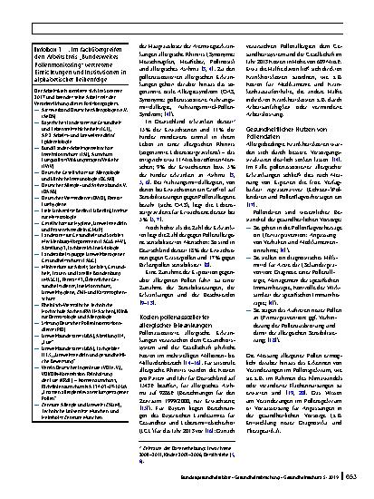 Vorschauseite 2: Perspektiven für ein bundesweites Pollenmonitoring in Deutschland