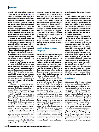 Vorschauseite 6: Priorities for protecting health from climate change in the WHO European Region: recent regional activities