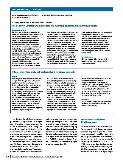Vorschauseite 3: Die Rolle von Ethikkommissionen bei der Bewertung klinischer Arzneimittelprüfungen