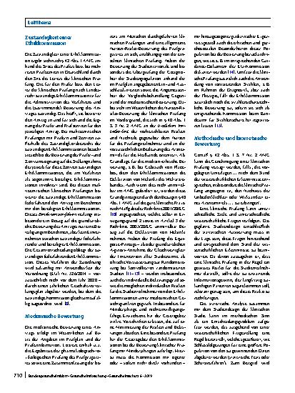 Vorschauseite 5: Die Rolle von Ethikkommissionen bei der Bewertung klinischer Arzneimittelprüfungen