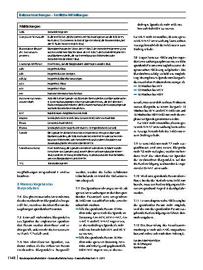 Vorschauseite 5: Verfahren zur Rückverfolgung (Look Back) (gemäß § 19 Transfusionsgesetz)