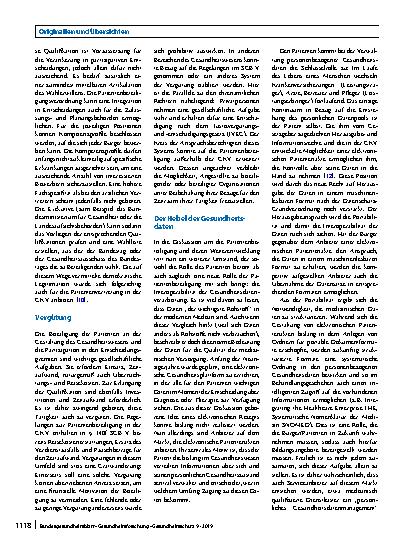 Vorschauseite 6: Brauchen wir mehr Patientenvertretung in Deutschland?