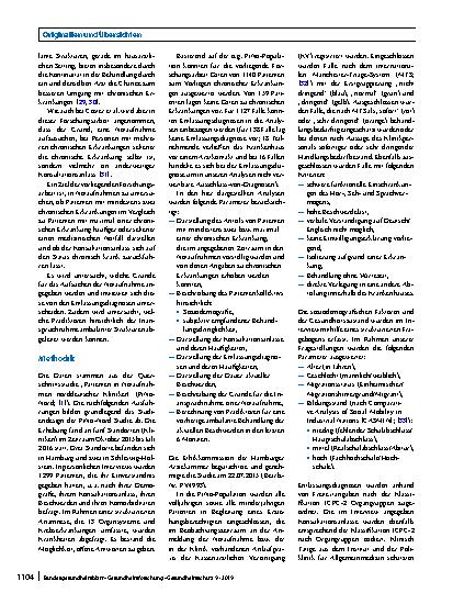 Vorschauseite 2: Chronisch Kranke in deutschen Notaufnahmen