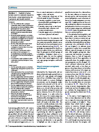 Vorschauseite 5: Understanding vaccine acceptance and demand—and ways to increase them