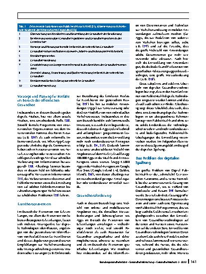 Vorschauseite 5: Digital Public Health – ein Überblick