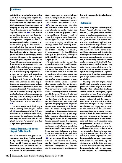Vorschauseite 6: Digital Public Health – ein Überblick