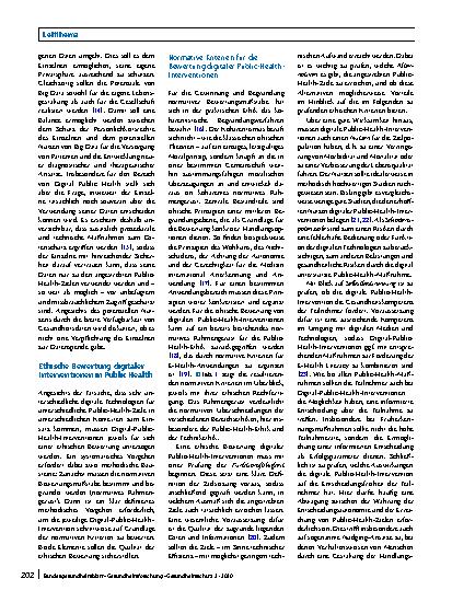 Vorschauseite 4: Ethische Fragen von Digital Public Health