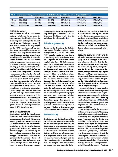 Vorschauseite 4: Die Basiserhebung der NAKO Gesundheitsstudie: Teilnahme an den Untersuchungsmodulen, Qualitätssicherung und Nutzung von Sekundärdaten
