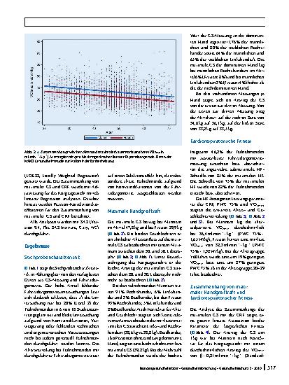 Vorschauseite 6: Messung der körperlichen Fitness in der NAKO Gesundheitsstudie – Methoden, Qualitätssicherung und erste deskriptive Ergebnisse