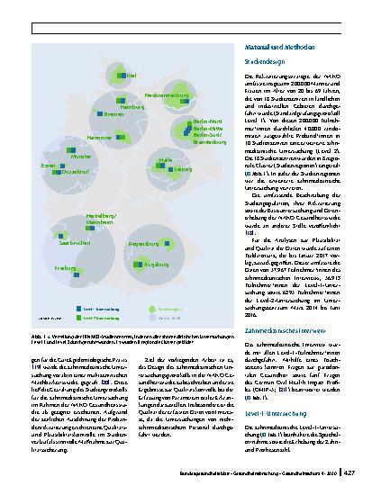 Vorschauseite 2: Design und Qualitätskontrolle der zahnmedizinischen Untersuchung in der NAKO Gesundheitsstudie