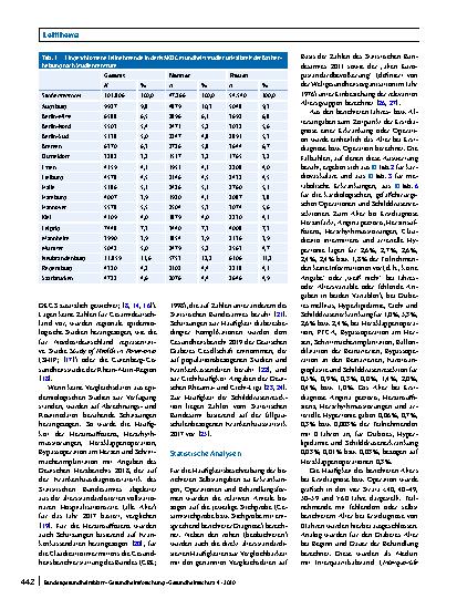 Vorschauseite 4: Erfassung selbst berichteter kardiovaskulärer und metabolischer Erkrankungen in der NAKO Gesundheitsstudie: Methoden und erste Ergebnisse
