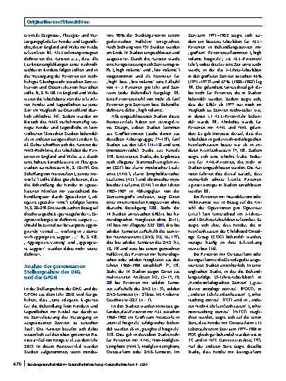 Vorschauseite 2: DKG-Zertifizierung kinderonkologischer Zentren – ein weites Feld …