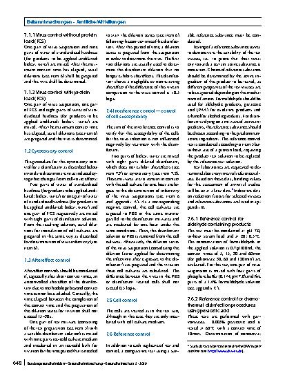 Vorschauseite 4: Guideline for testing chemical disinfectants regarding their virucidal activity within the field of human medicine