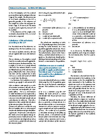 Vorschauseite 2: Comment on the significance, application and determination of the large volume plating (LVP)