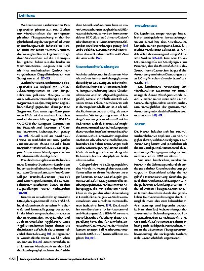 Vorschauseite 4: Die Misteltherapie in der Behandlung von Patienten mit einer Krebserkrankung