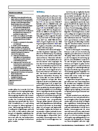 Vorschauseite 2: Impfen bei Immundefizienz