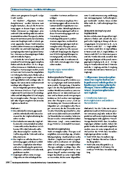 Vorschauseite 3: Impfen bei Immundefizienz
