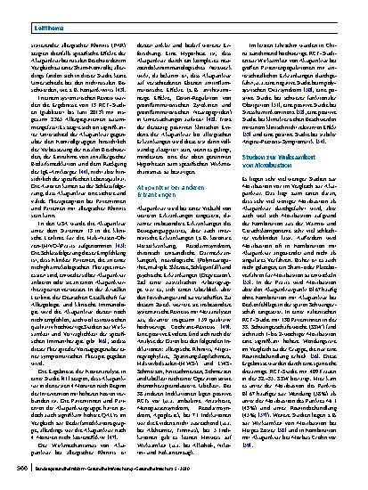 Vorschauseite 6: Akupunktur bei Schmerzerkrankungen und Allergien – von der klinischen Erfahrung zur Evidenz