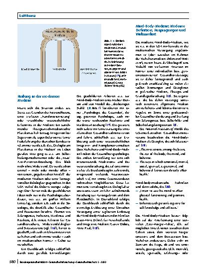 Vorschauseite 4: Der Nutzen von Selbstheilungspotenzialen in der professionellen Gesundheitsfürsorge am Beispiel der Mind-Body-Medizin