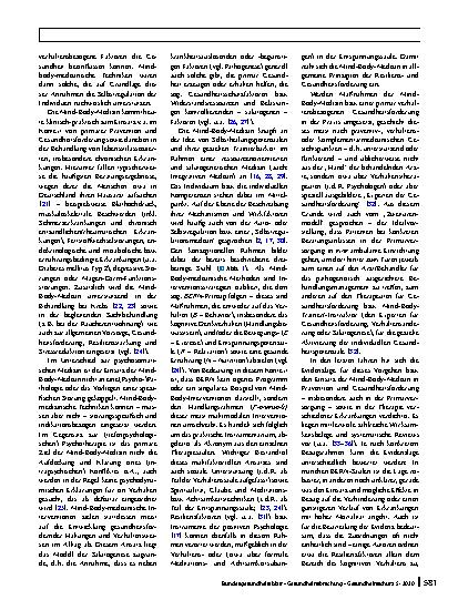 Vorschauseite 5: Der Nutzen von Selbstheilungspotenzialen in der professionellen Gesundheitsfürsorge am Beispiel der Mind-Body-Medizin