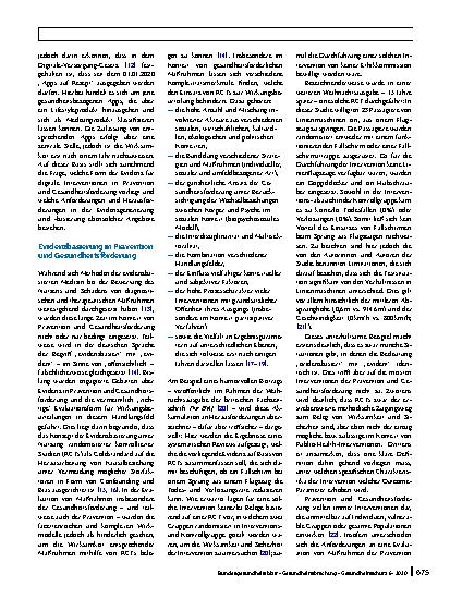 Vorschauseite 2: Digitale Interventionen in Prävention und Gesundheitsförderung: Welche Form der Evidenz haben wir und welche wird benötigt?