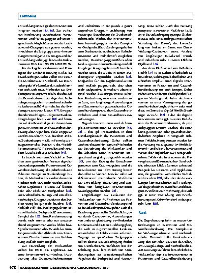 Vorschauseite 5: Digitale Interventionen in Prävention und Gesundheitsförderung: Welche Form der Evidenz haben wir und welche wird benötigt?