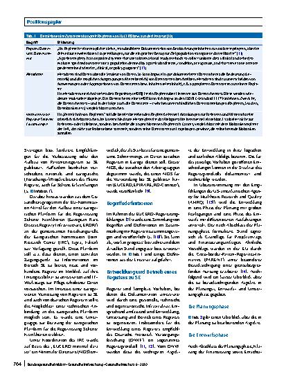 Vorschauseite 4: Patientenregister für Seltene Erkrankungen in Deutschland: Konzeptpapier der Strategiegruppe „Register“ des Nationalen Aktionsbündnisses für Menschen mit Seltenen Erkrankungen (NA…