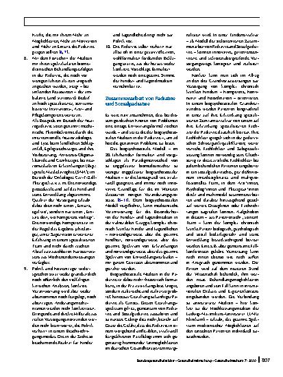 Vorschauseite 2: Zusammenarbeit von Pädiatrie und Sozialpädiatrie – Schaffung einer biopsychosozialen Medizin für komplex chronisch kranke Kinder und Jugendliche