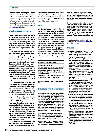 Vorschauseite 6: Chronisch entzündliche Darmerkrankungen – die biopsychosoziale Realität im Kindesund Jugendalter