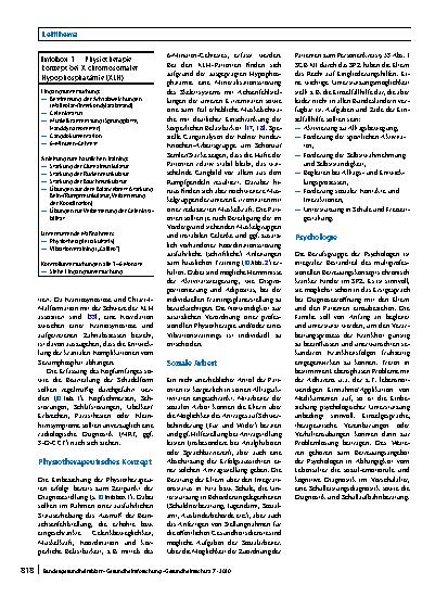 Vorschauseite 6: Biopsychosoziales Betreuungskonzept für Kinder mit X‑chromosomaler Hypophosphatämie (XLH)