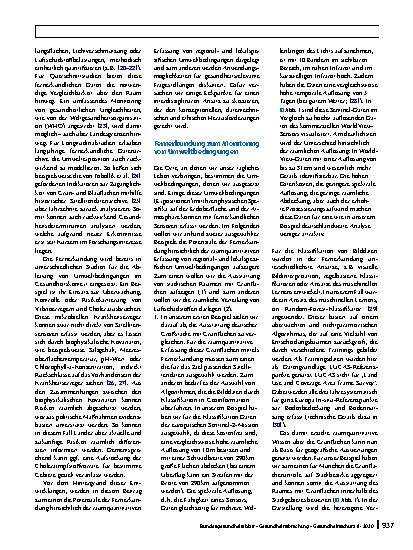 Vorschauseite 2: Satellitendaten zur Erfassung gesundheitsrelevanter Umweltbedingungen: Beispiele und interdisziplinäre Potenziale