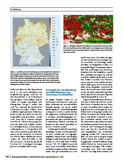 Vorschauseite 5: Satellitendaten zur Erfassung gesundheitsrelevanter Umweltbedingungen: Beispiele und interdisziplinäre Potenziale