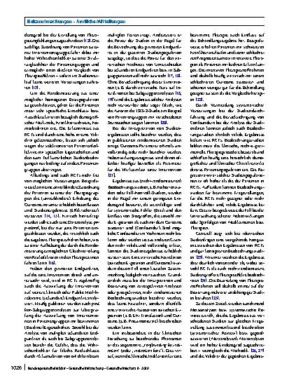 Vorschauseite 2: Wissenschaftliche Erläuterungen zur Stellungnahme Transfusionsassoziierte Immunmodulation (TRIM) des Arbeitskreises Blut vom 13. Februar 2020